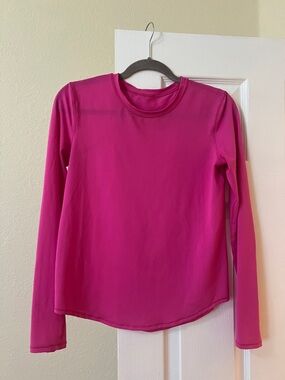 lululemon athletica Women's Long Sleeve Crew Top - Bright Pink